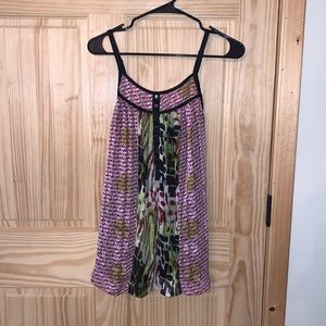 Lane Bryant bohemian boho magenta tank top / Shirt Size 14